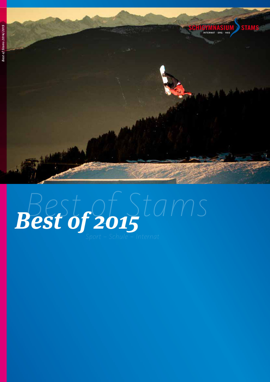 Cover Best of Stams 2014/2015